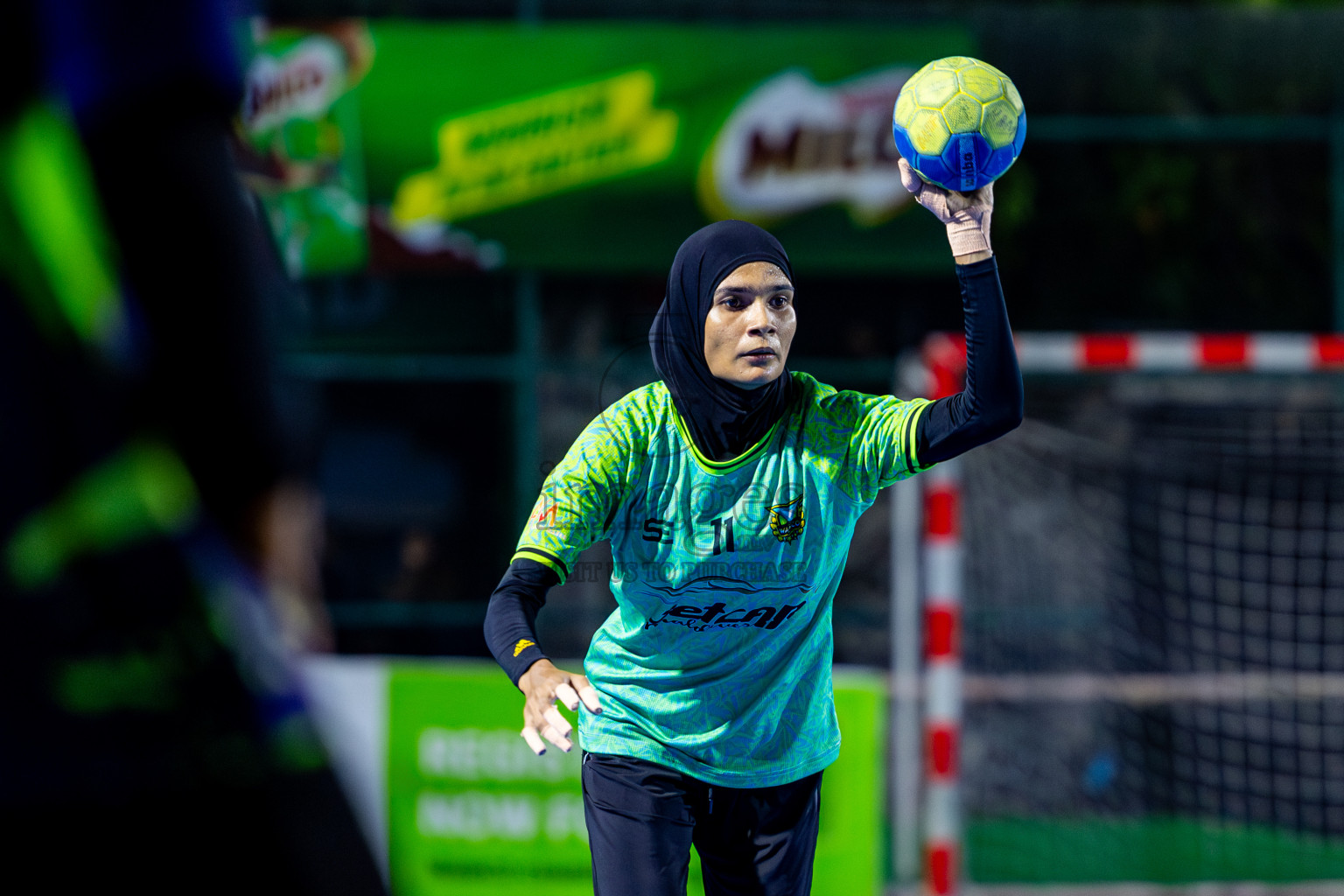 1st Division Final of 8th Inter-Office/Company Handball Tournament 2024, held in Handball ground, Male', Maldives on Tuesday, 11th September 2024 Photos: Nausham Waheed/ Images.mv