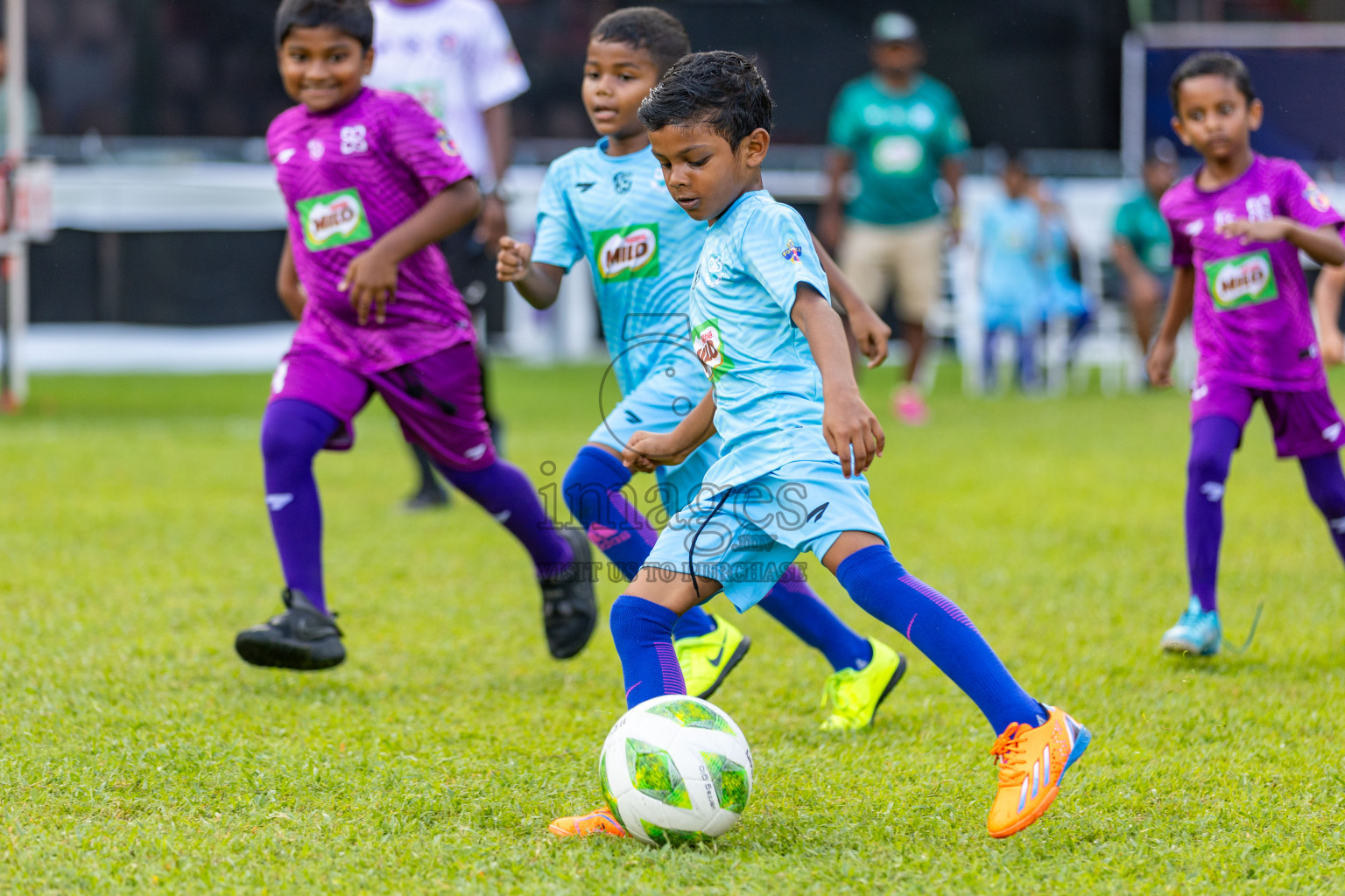 Day 2 of MILO Kids Football Fiesta was held at National Stadium in Male', Maldives on Saturday, 24th February 2024.