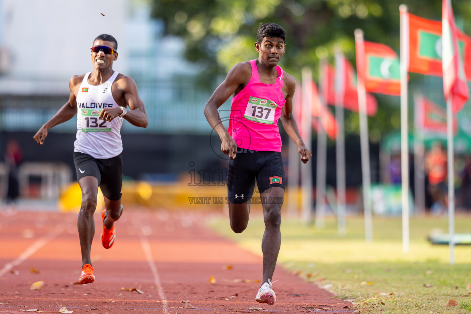 Day 3 of 12th Milo Association Championships was held in Ekuveni Track at Male', Maldives on Saturday, 26th April 2025. Photos: Ismail Thoriq / images.mv