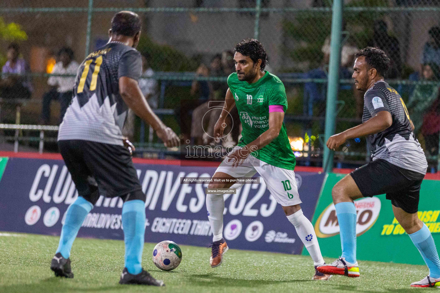 Team Badhahi vs Meteorology in Club Maldives Cup Classic 2023 held in Hulhumale, Maldives, on Monday, 24th July 2023. Photos: Ismail Thoriq / images.mv