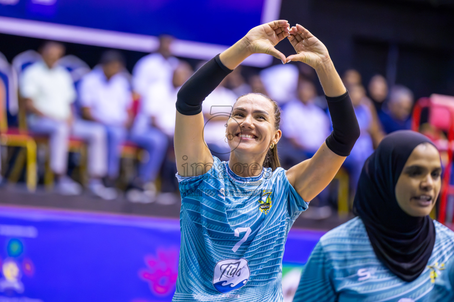 Club WAMCO vs Police Club in the final of National Volleyball Championship 2024 (women's division) was held in Social Center Indoor Hall on Thursday, 24th October 2024. 
Photos: Ismail Thoriq / images.mv