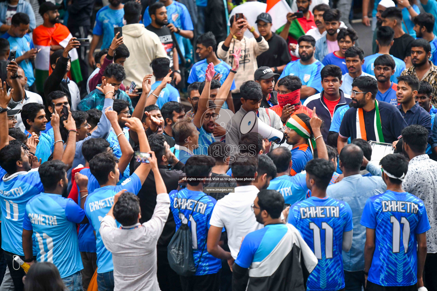 Kuwait vs India in the Final of SAFF Championship 2023 held in Sree Kanteerava Stadium, Bengaluru, India, on Tuesday, 4th July 2023. Photos: Nausham Waheed / images.mv