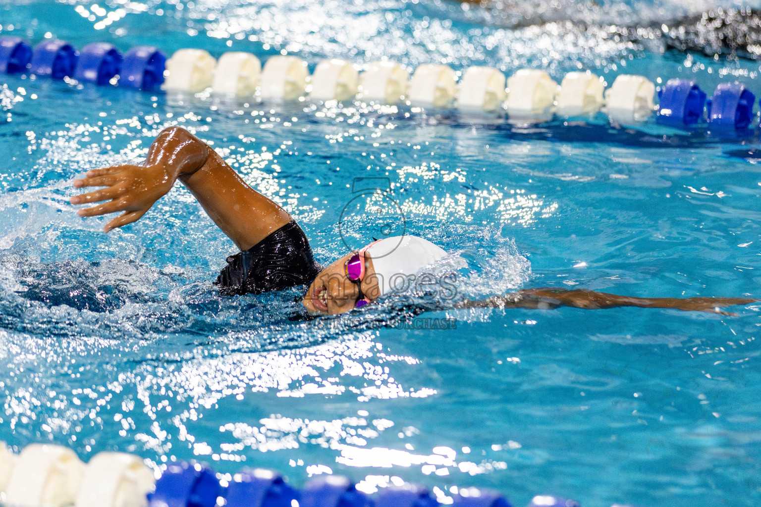 Day 2 of National Swimming Competition 2024 held in Hulhumale', Maldives on Saturday, 14th December 2024. Photos: Hassan Simah / images.mv