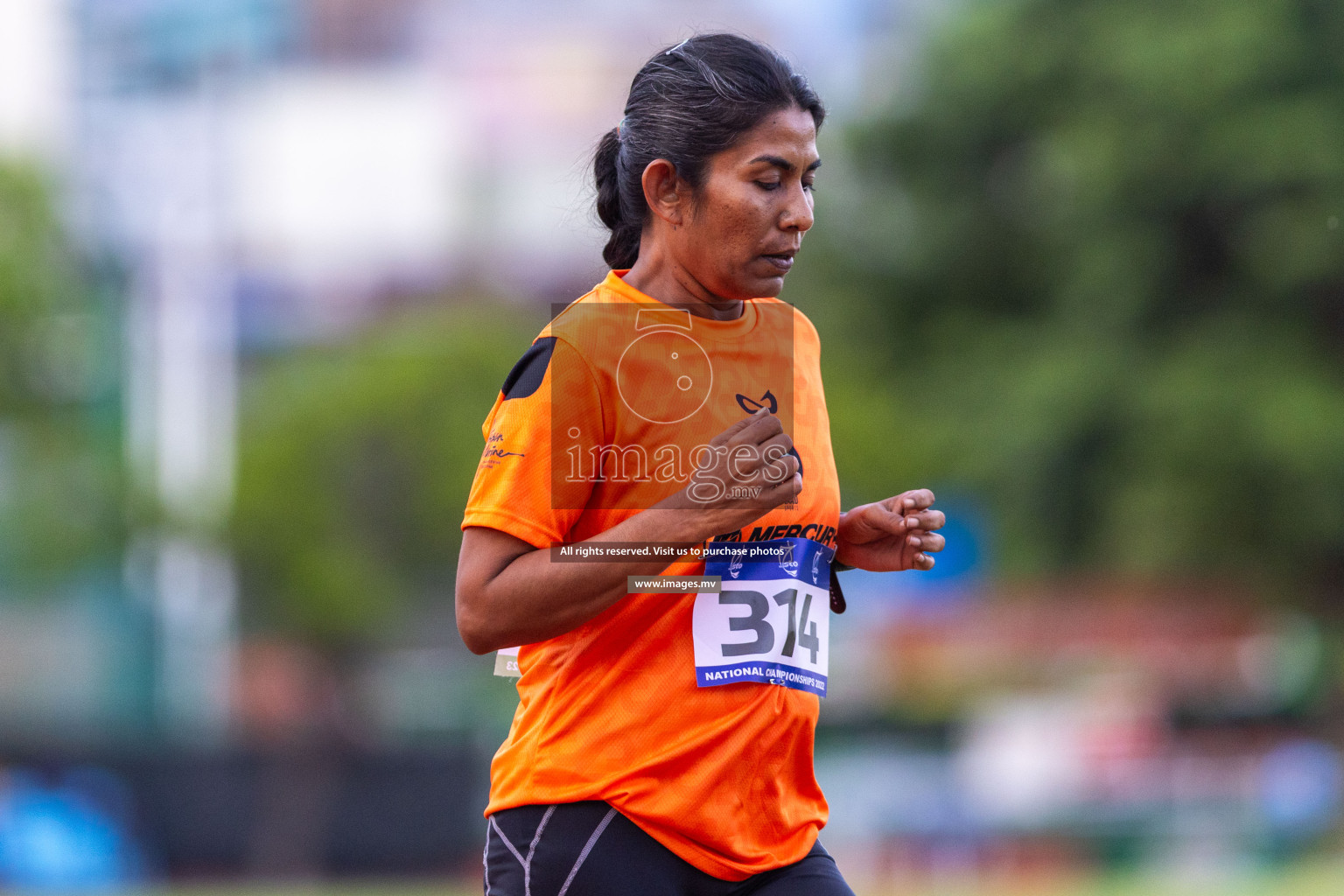 Day 2 of National Athletics Championship 2023 was held in Ekuveni Track at Male', Maldives on Friday, 24th November 2023. Photos: Nausham Waheed / images.mv