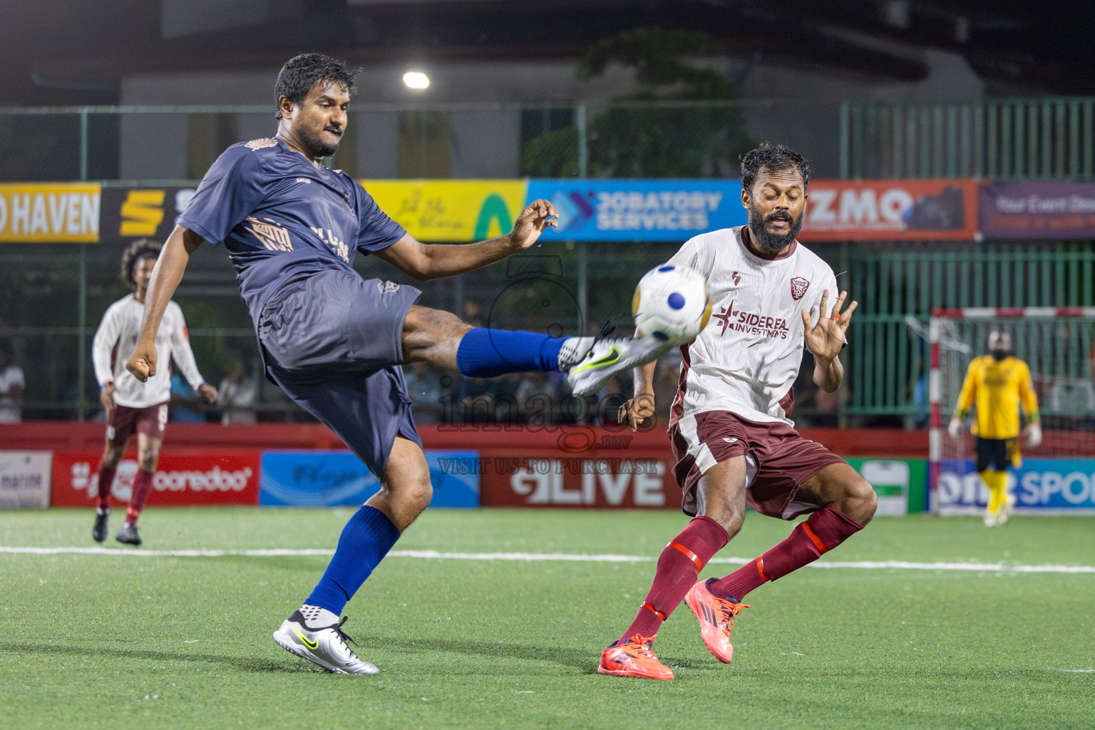 S. Maradhofeydhoo vs S. Hulhudhoo in Day 12 of Golden Futsal Challenge 2025 was held on Thursday, 16th January 2025, in Hulhumale', Maldives Photos: Mohamed Mahfooz Moosa / images.mv