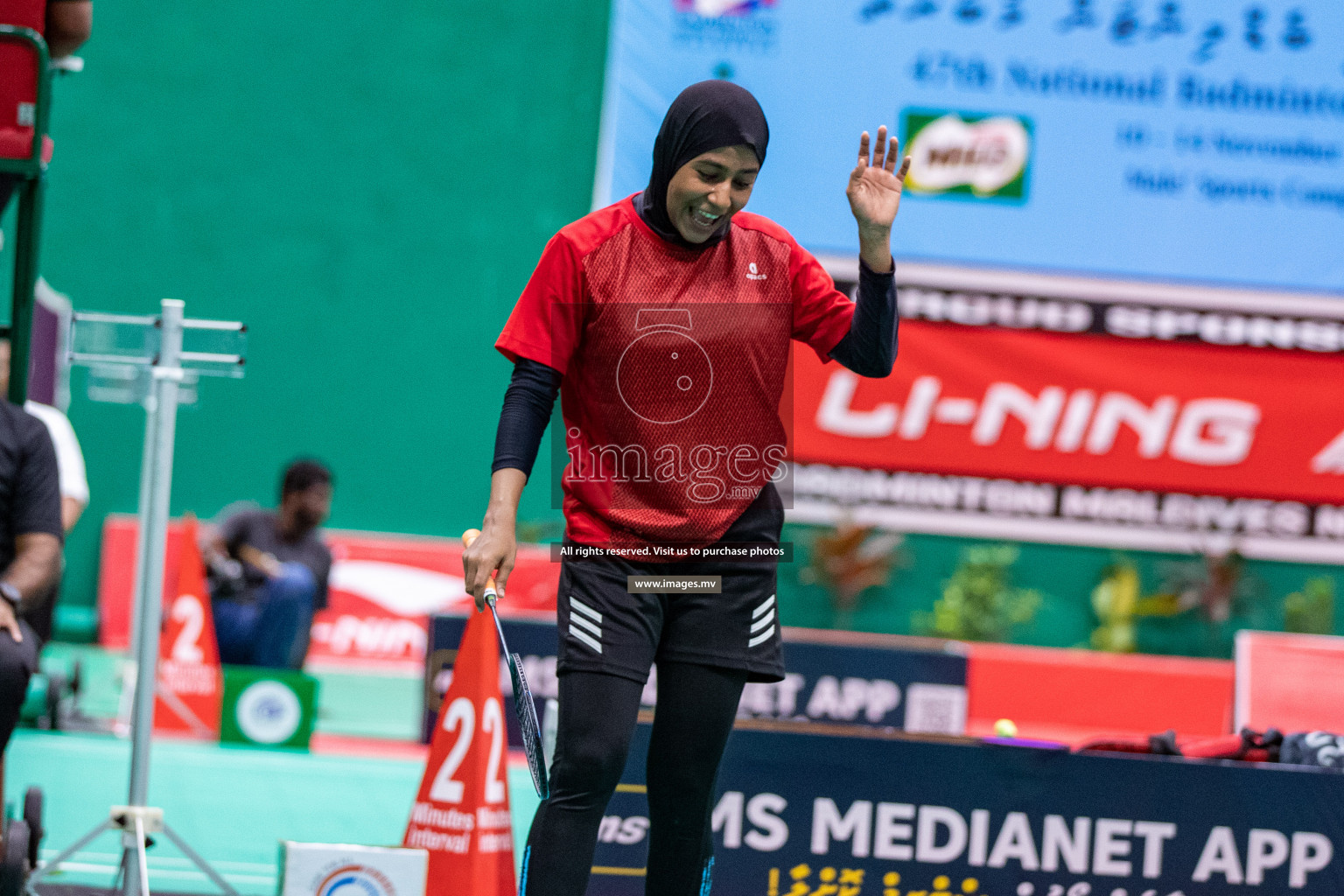 47th National Badminton Tournament 2021 held from 10 to 14 November 2021 in Male' Sports Complex, Maldives