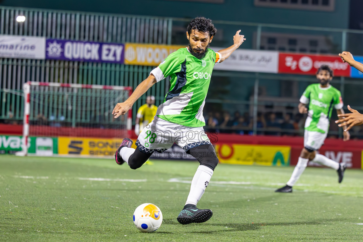 HDh Naivaadhoo vs HDh Neykurendhoo in Haa Dhaalu Atoll Finals Day 28 of Golden Futsal Challenge 2025 was held on Saturday , 1st February 2025, in Hulhumale', Maldives. Photos: Ismail Thoriq / images.mv