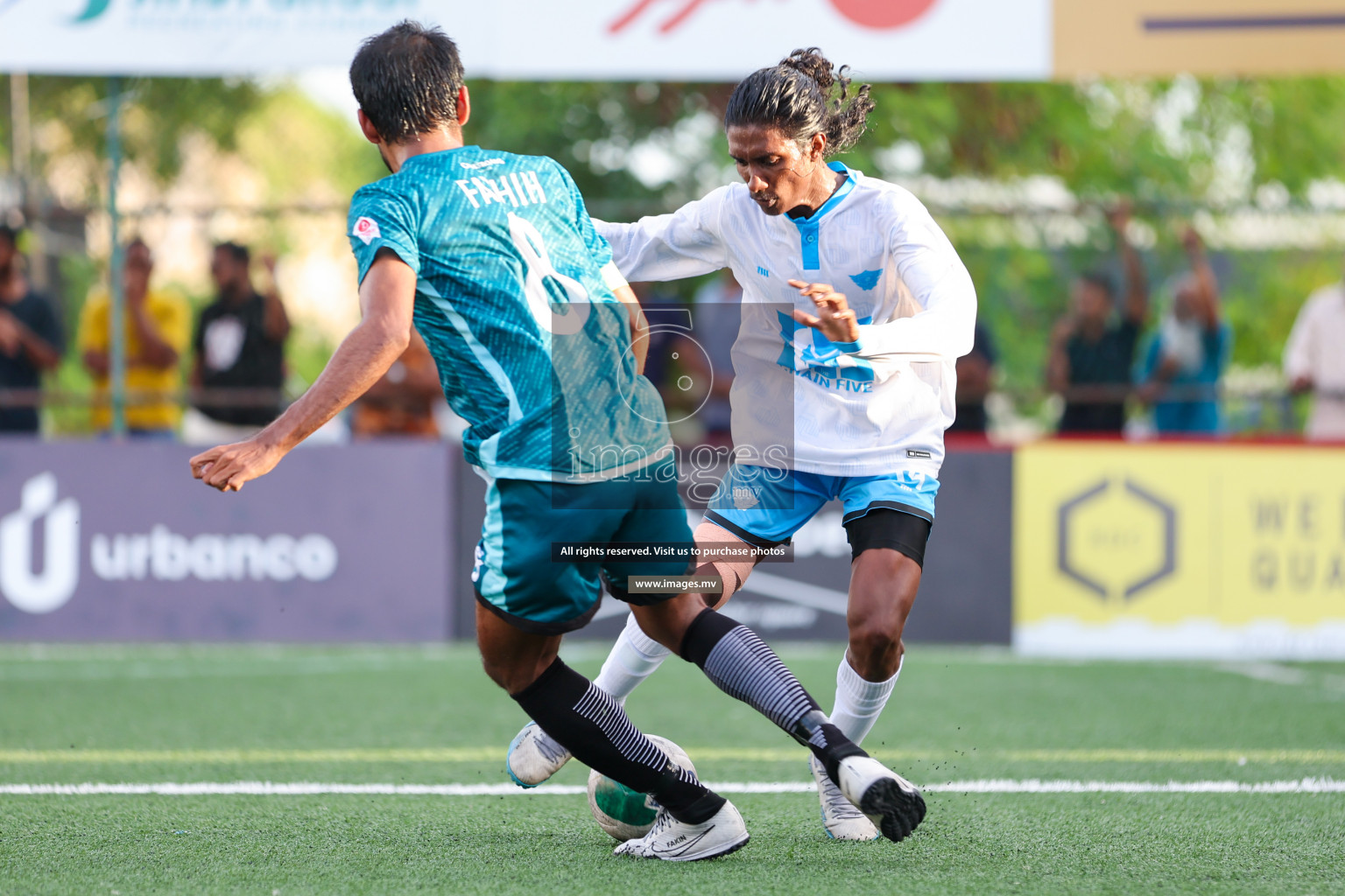 Club AVSEC vs Crossroads Maldives in Club Maldives Cup 2023 held in Hulhumale, Maldives, on Monday, 24th July 2023 Photos: Nausham Waheed/ images.mv