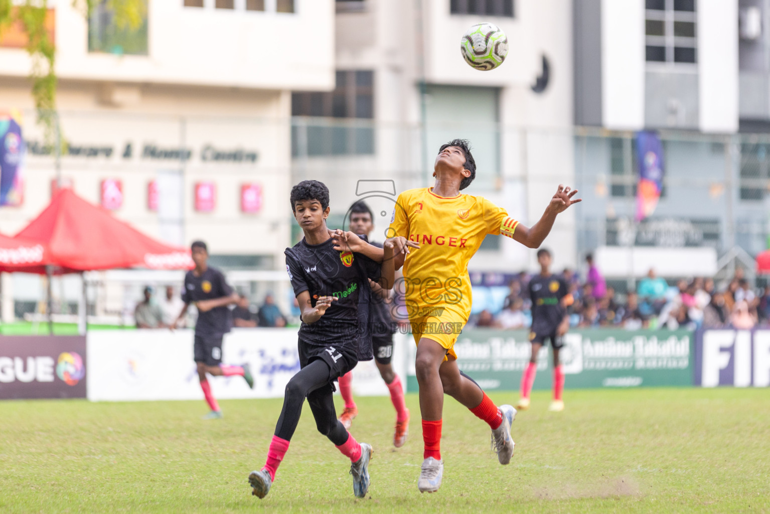 United Victory vs Victory Sports Club  (U14) in Day 5 of Dhivehi Youth League 2024 held at Henveiru Stadium on Friday 29th November 2024. Photos: Shuu Abdul Sattar/ Images.mv