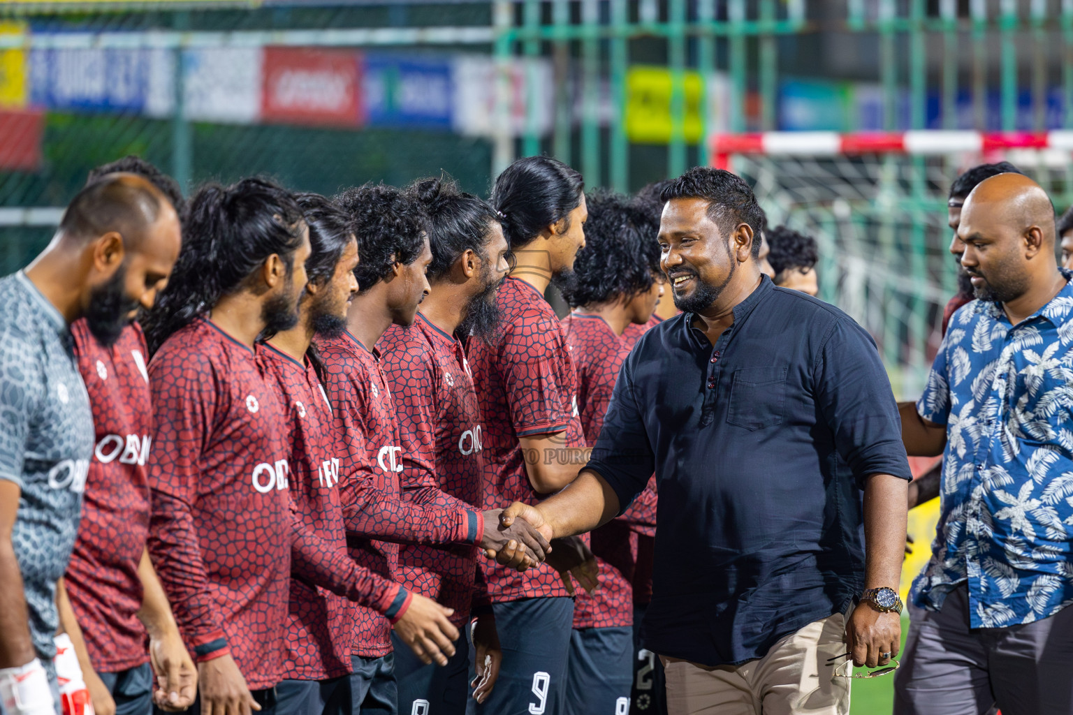 Vilimale vs Hulhumale on Day 34 of Golden Futsal Challenge 2024 was held on Monday, 19th February 2024, in Hulhumale', Maldives
Photos: Mohamed Mahfooz Moosa / images.mv