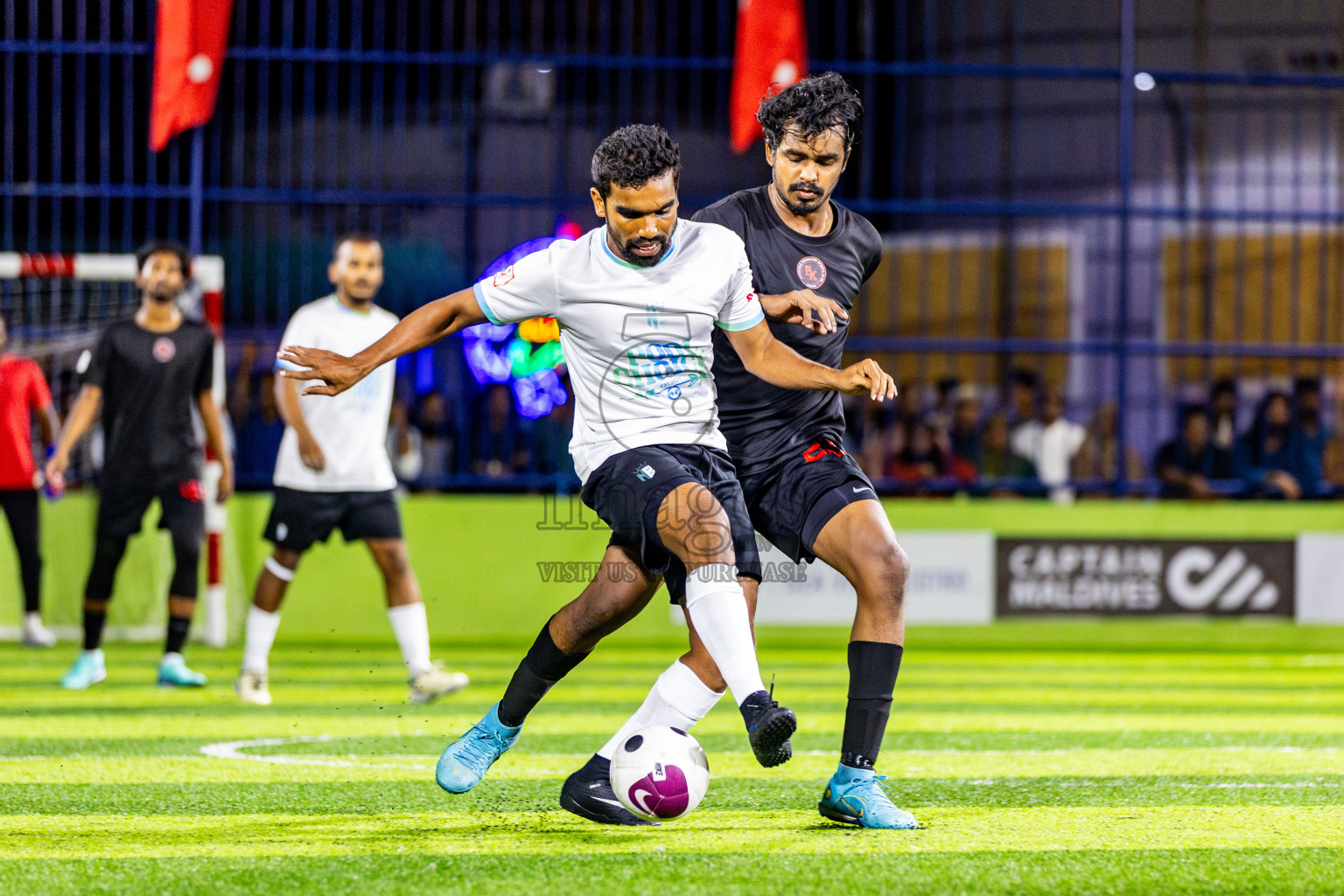 Nala Brothers vs BK Sports Club in Day 3 of Eydhafushi Futsal Cup 2024 was held on Wednesday, 10th April 2024, in B Eydhafushi, Maldives Photos: Nausham Waheed / images.mv