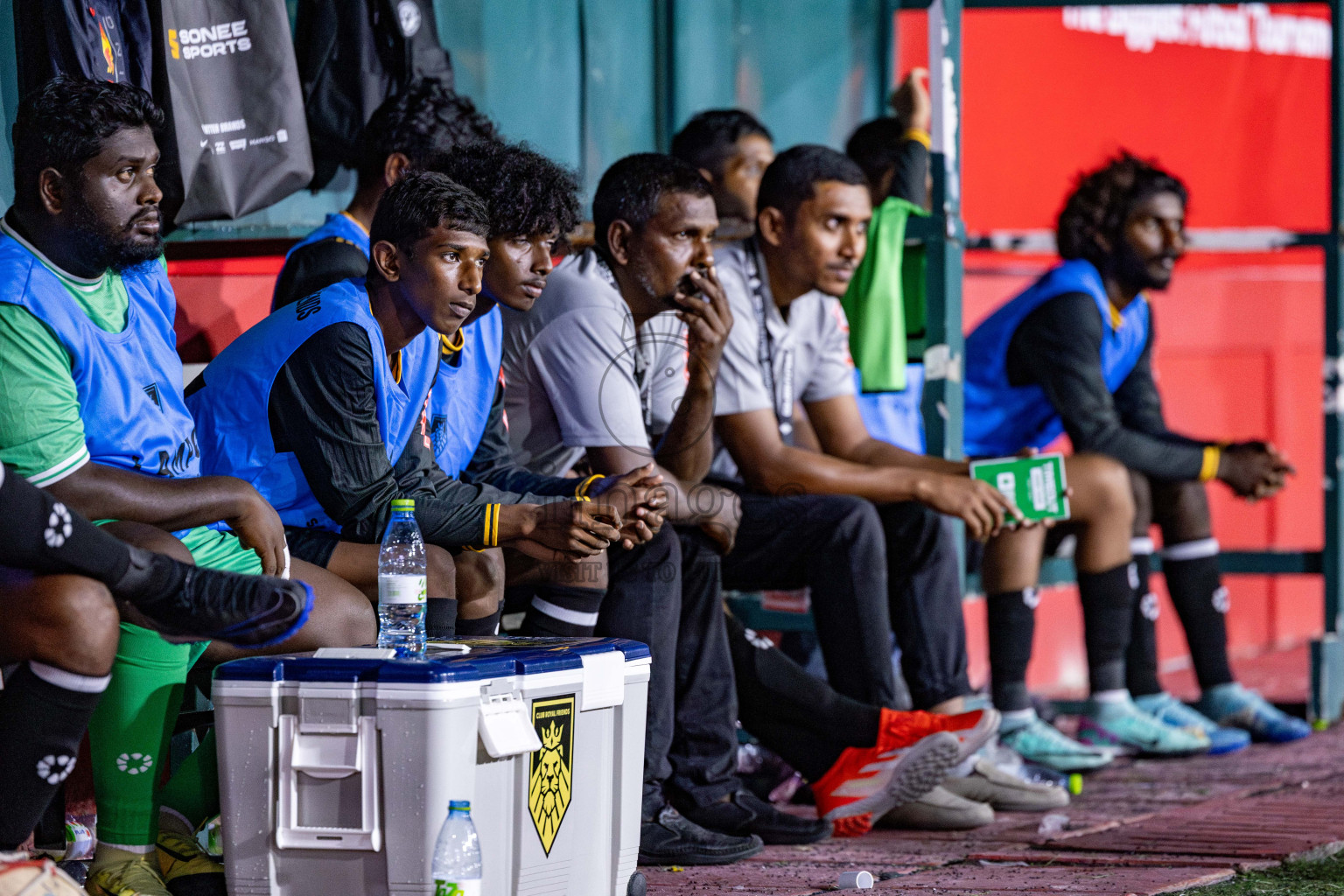 B Fehendhoo VS B Eydhafushi in Day 21 of Golden Futsal Challenge 2025 was held on Saturday, 25 January 2025, in Hulhumale', Maldives. 
Photos: Hassan Simah / images.mv