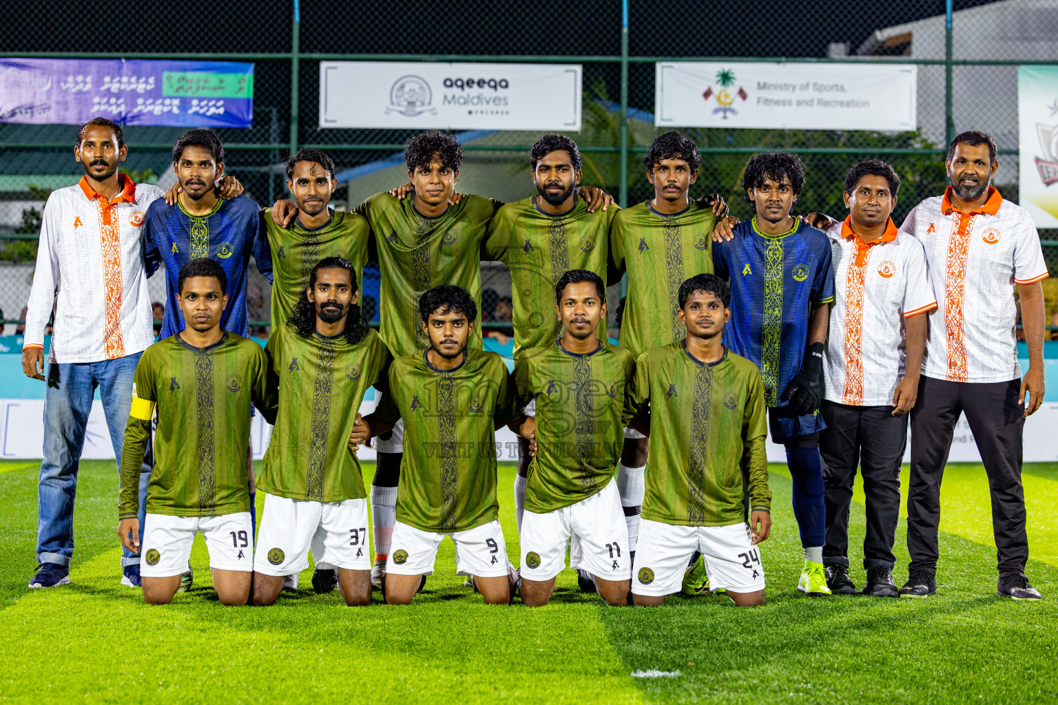 Comienzo fc vs The dee ess kay in Day 1 of Laamehi Dhiggaru Ekuveri Futsal Challenge 2025 was held on Thursday, 24th July 2025, at Dhiggaru Futsal Ground, Dhiggaru, Maldives Photos: Nausham Waheed / images.mv
