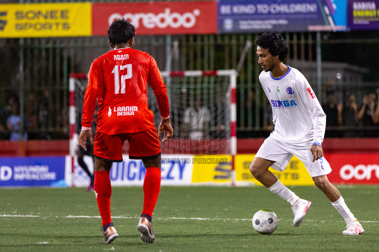 HA Filladhoo vs HA Ihavandhoo in Day 5 of Golden Futsal Challenge 2024 was held on Friday, 19th January 2024, in Hulhumale', Maldives
Photos: Ismail Thoriq / images.mv