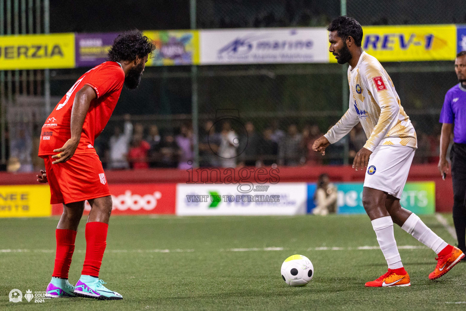 HA Kelaa vs HA Baarah in Day 1 of Golden Futsal Challenge 2024 was held on Monday, 15th January 2024, in Hulhumale', Maldives Photos: Ismail Thoriq / images.mv