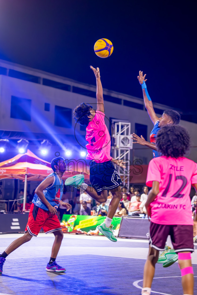 Final Day of MILO Ramadan 3x3 Challenge 2024 was held in Ekuveni Outdoor Basketball Court at Male', Maldives on Tuesday, 19th March 2024.
Photos: Ismail Thoriq / images.mv