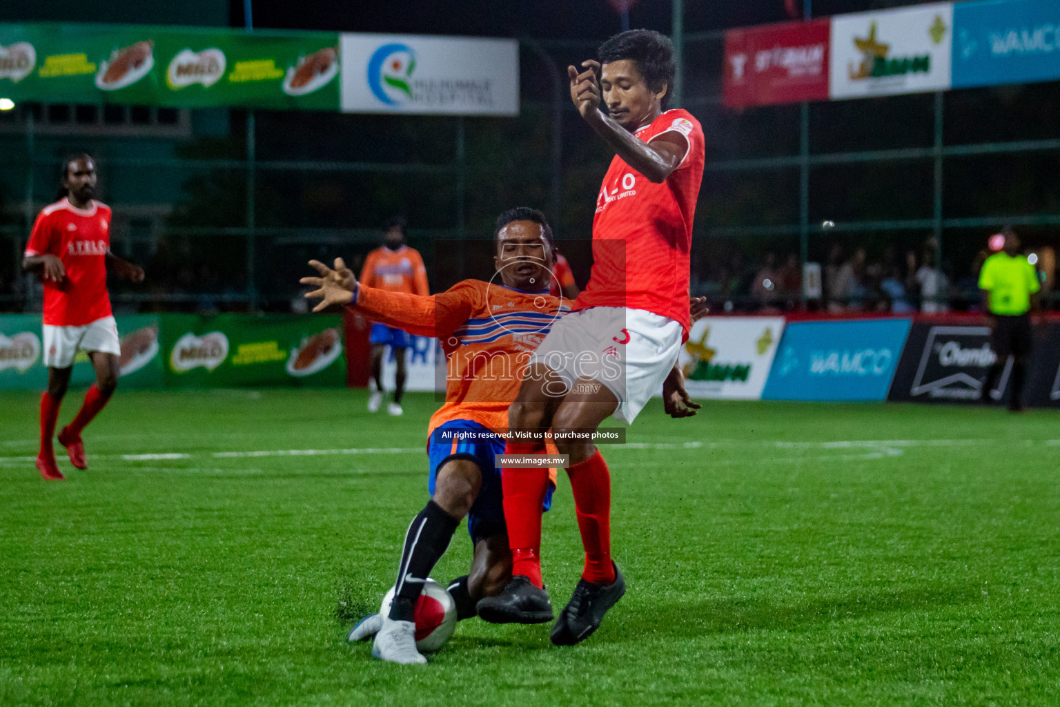 Stelco Club vs Raajje Online Club in Club Maldives Cup 2022 was held in Hulhumale', Maldives on Wednesday, 19th October 2022. Photos: Hassan Simah/ images.mv