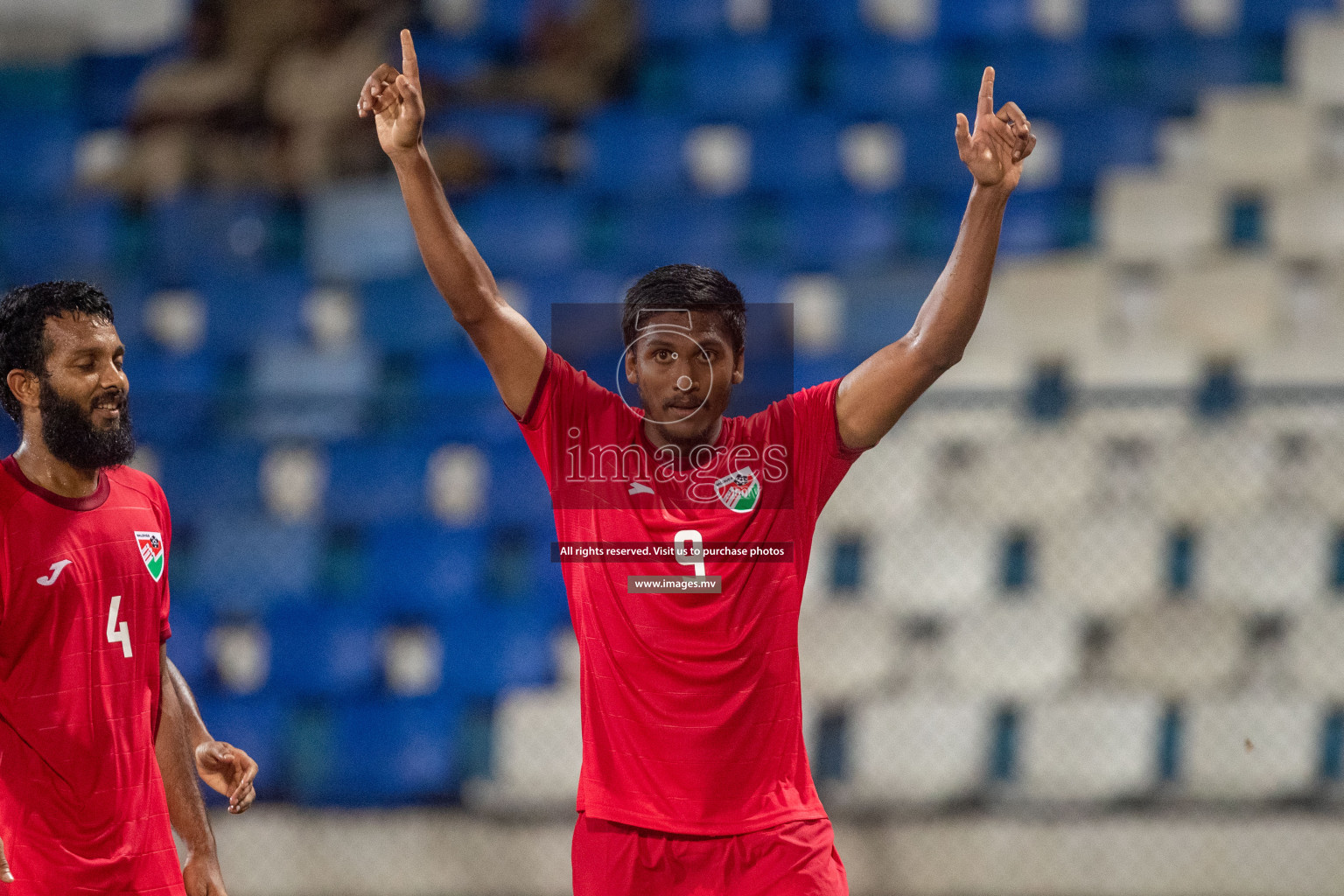 Maldives vs Bhutan in SAFF Championship 2023 held in Sree Kanteerava Stadium, Bengaluru, India, on Wednesday, 22nd June 2023. Photos: Nausham Waheed / images.mv