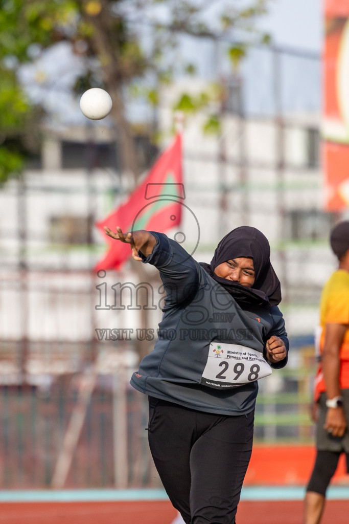 Day 2 of 33rd National Athletics Championship was held in Ekuveni Track at Male', Maldives on Friday, 6th September 2024. Photos: Shuu Abdul Sattar / images.mv