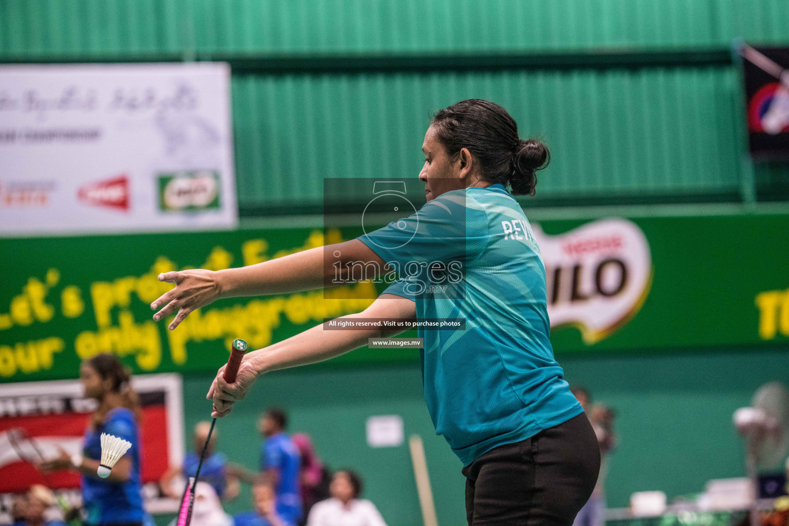 Day 5 of Badminton association mixed group championship 2021 held in Male', Maldives Photos by Nausham Waheed