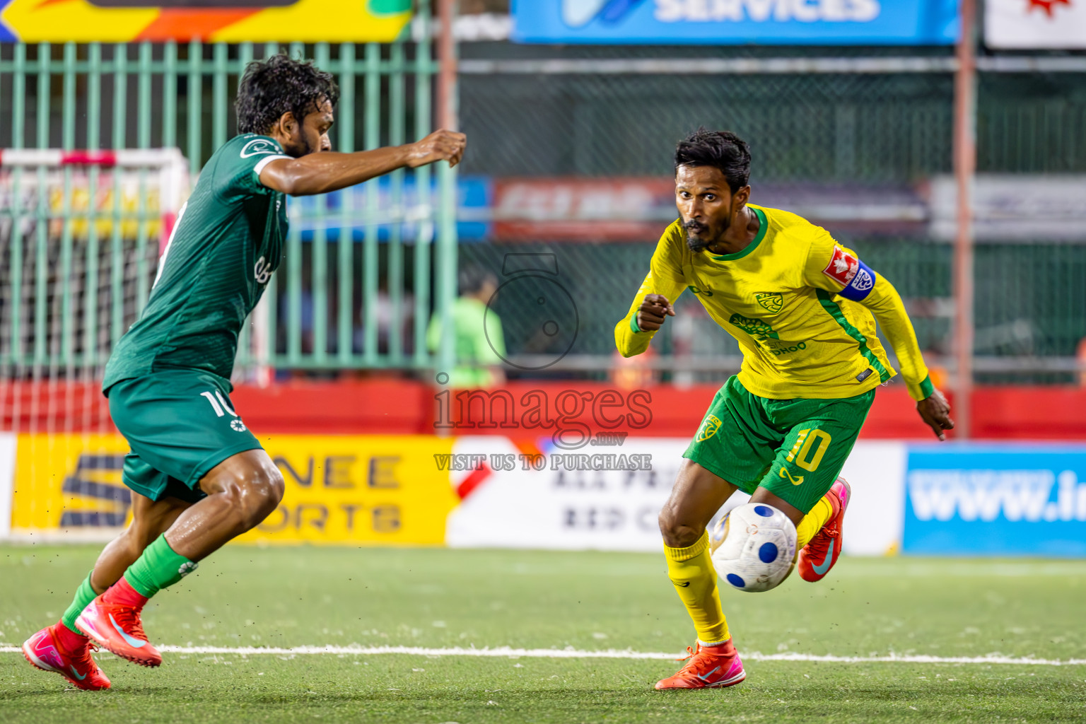 Dhandimagu vs GDh Vaadhoo in Zone Round on Day 28 of Golden Futsal Challenge 2025 was held on Saturday , 1st February 2025, in Hulhumale', Maldives. Photos: Ismail Thoriq / images.mv