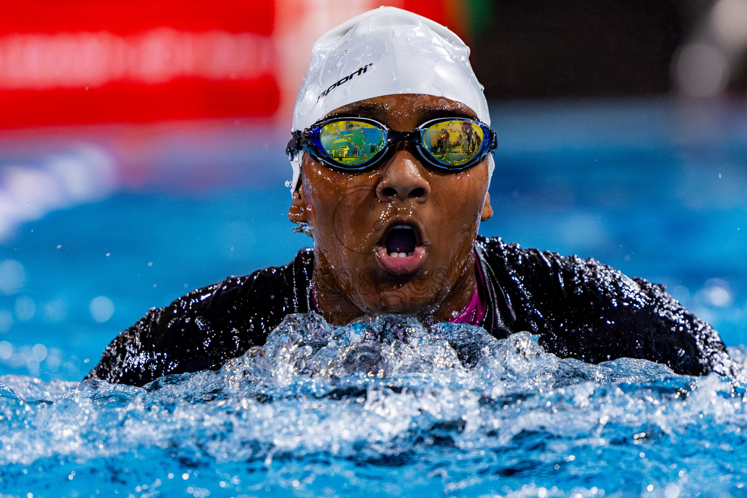 Day 2 of 20th Inter-school Swimming Competition 2024 held in Hulhumale', Maldives on Sunday, 13th October 2024. Photos: Nausham Waheed / images.mv