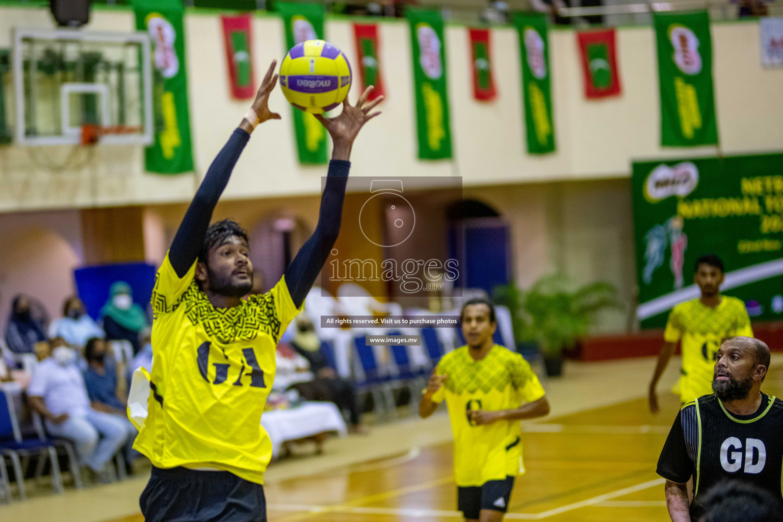 Kulhudhuffushi Youth & R.C vs Club Matrix in the Finals of Milo National Netball Tournament 2021 held on 4th December 2021 in Male', Maldives Photos: Ismail Thoriq, Maanish / images.mv