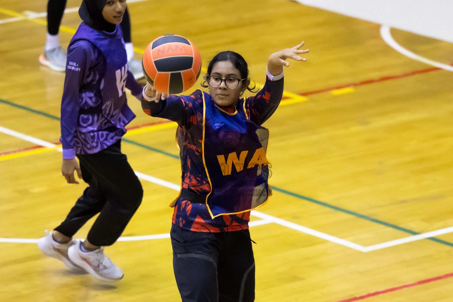 Day 11 of 25th Inter-School Netball Tournament was held in Social Center at Male', Maldives on Wednesday, 21st August 2024.