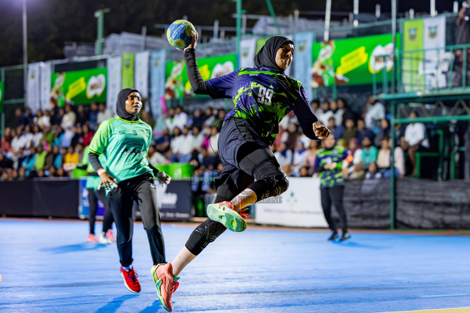 1st Division Final of 8th Inter-Office/Company Handball Tournament 2024, held in Handball ground, Male', Maldives on Tuesday, 11th September 2024 Photos: Nausham Waheed/ Images.mv