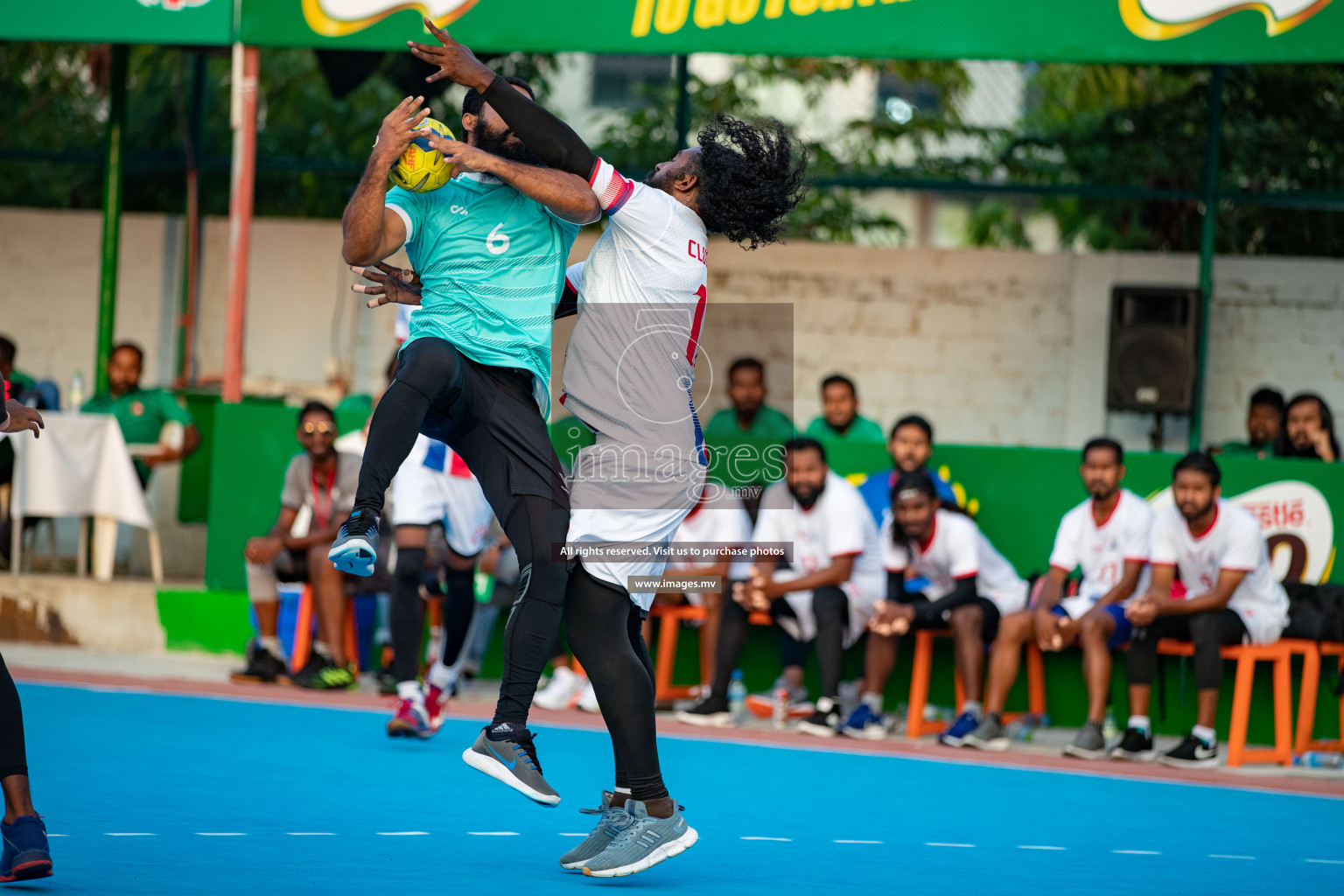 Milo 8th National Handball Tournament Day 4, 18th December 2021, at Handball Ground, Male', Maldives. Photos by Hassan Simah