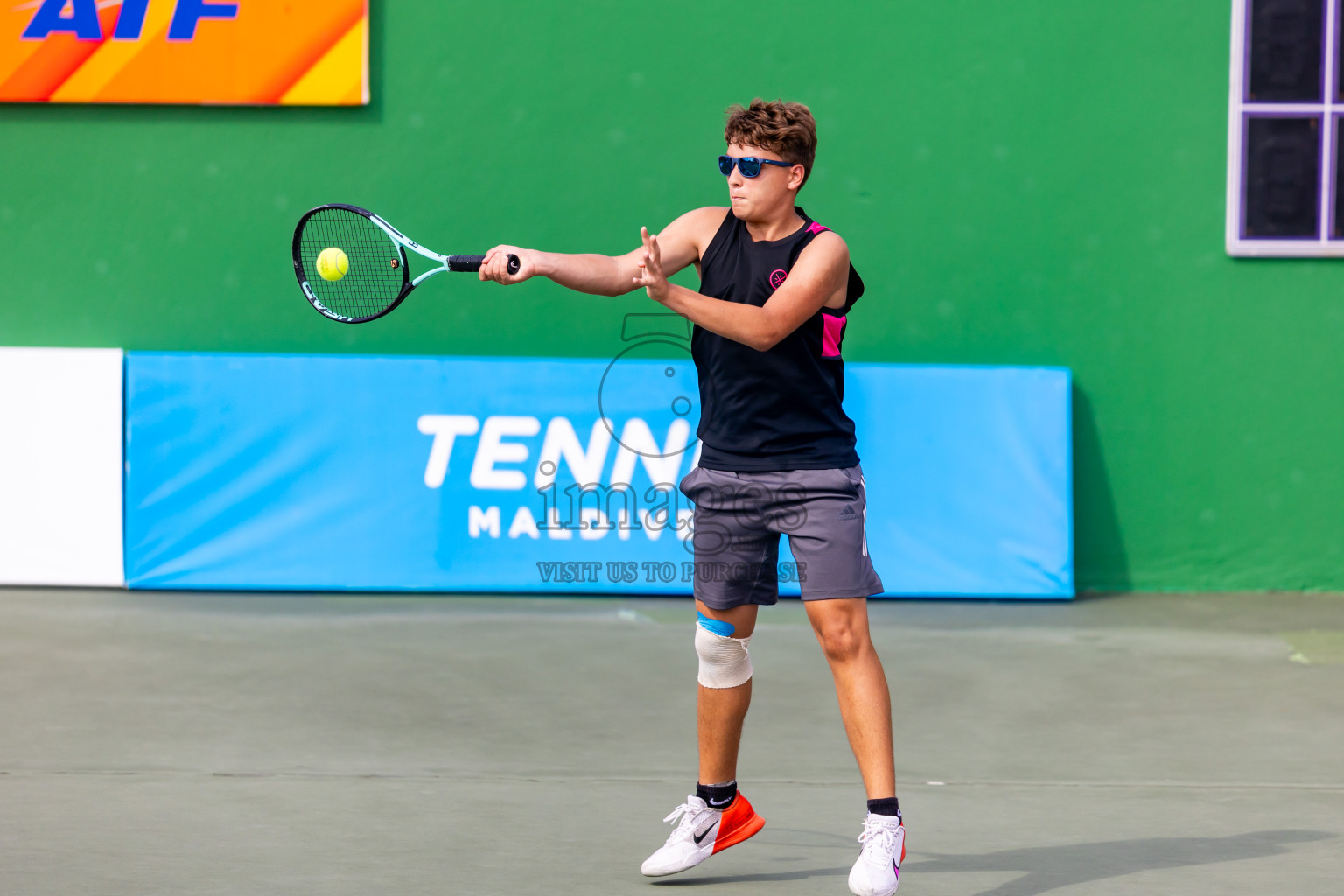 Day 4 of ATF Maldives Junior Open Tennis was held in Male' Tennis Court, Male', Maldives on Thursday, 12th December 2024. Photos: Nausham Waheed/ images.mv