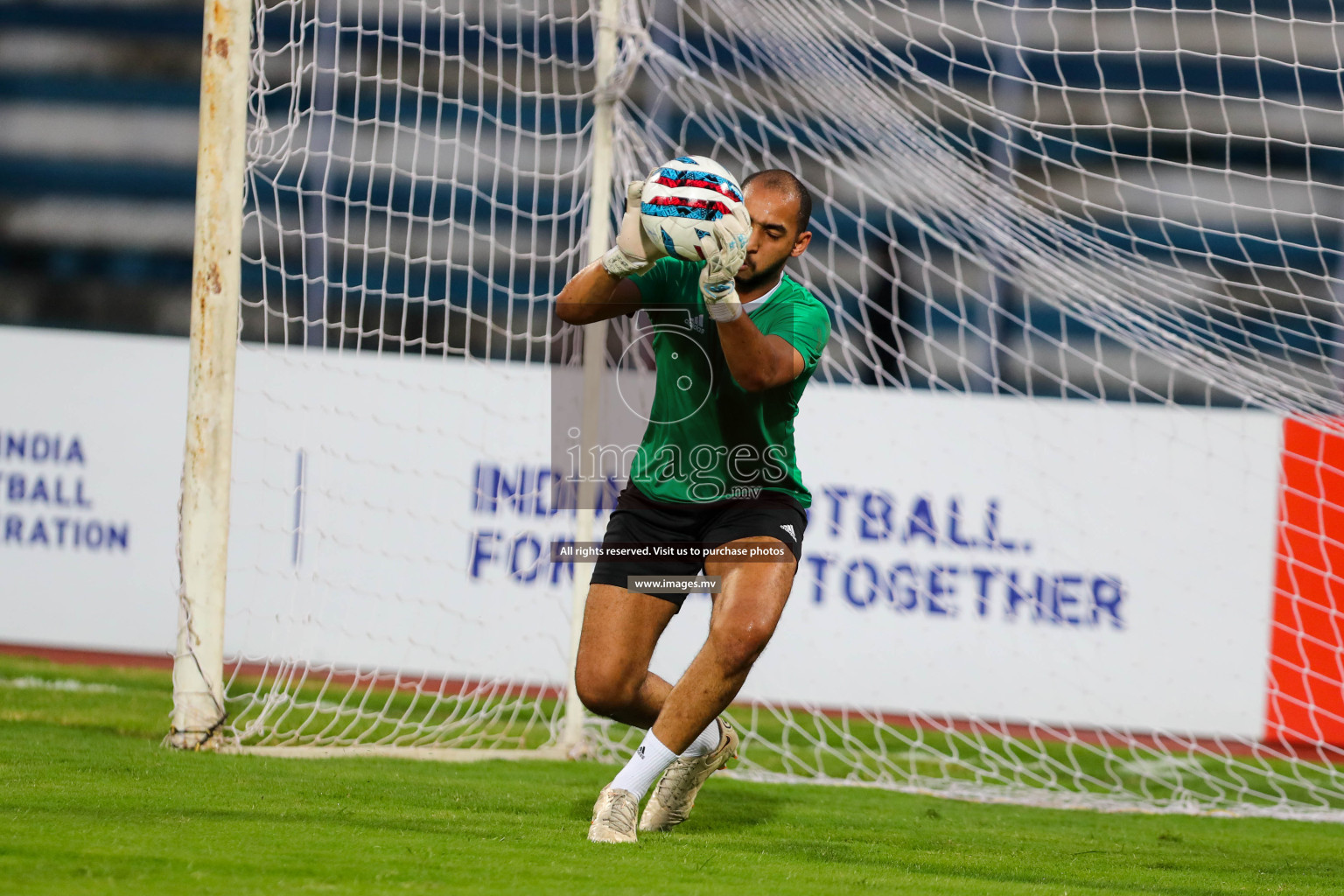 Kuwait vs India in the Final of SAFF Championship 2023 held in Sree Kanteerava Stadium, Bengaluru, India, on Tuesday, 4th July 2023. Photos: Hassan Simah / images.mv