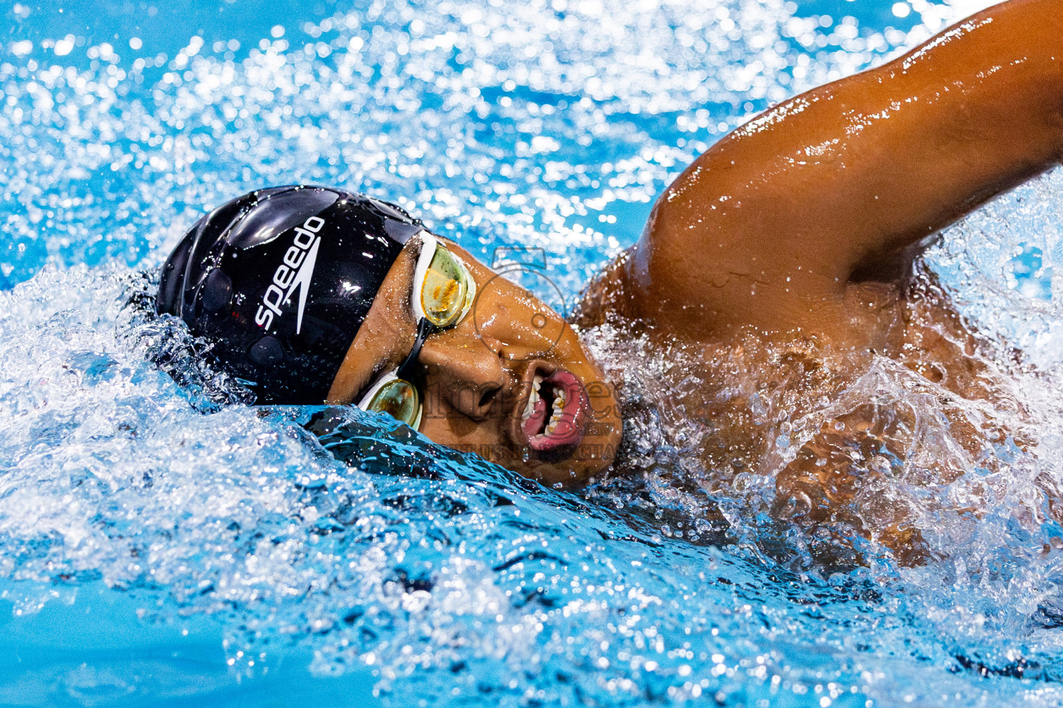 Day 3 of National Swimming Competition 2024 held in Hulhumale', Maldives on Sunday, 15th December 2024. Photos: Nausham Waheed/ images.mv