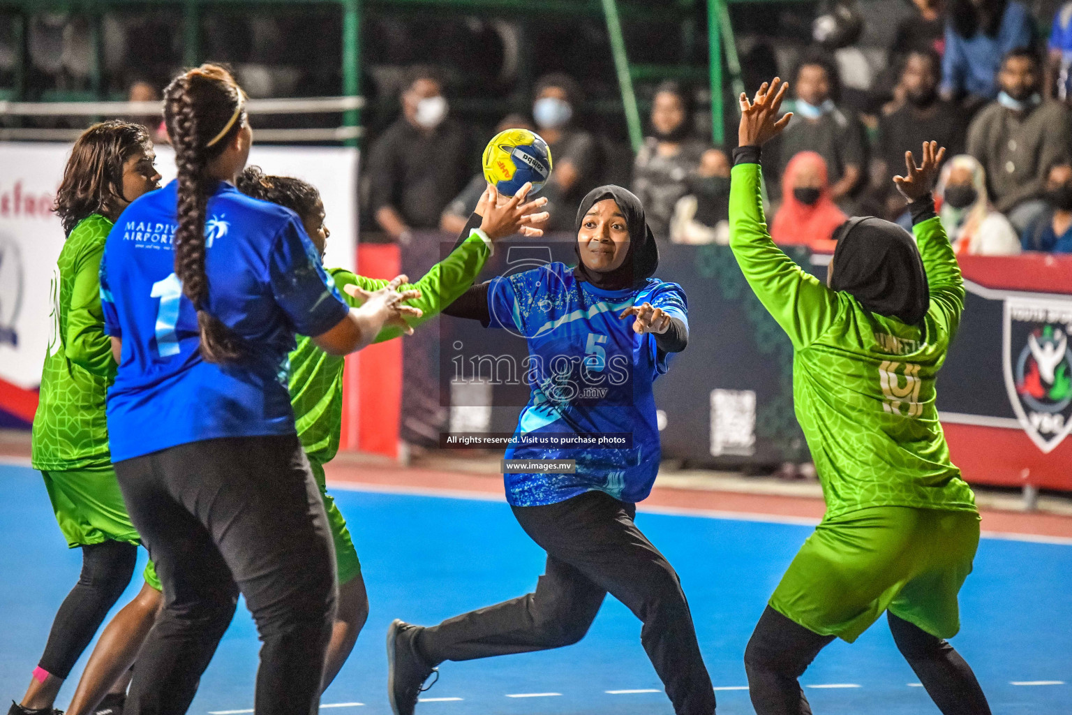 Day 9 of Milo 6th Inter Office Handball Tournament 2022 - Photos by Nausham Waheed