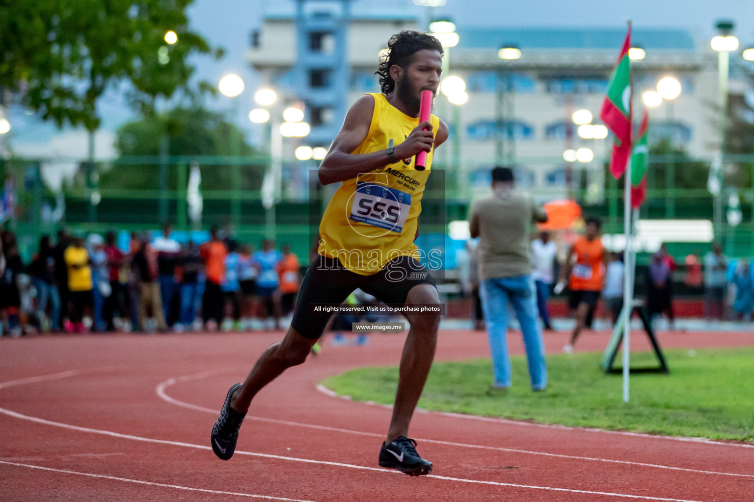 Day 2 of National Athletics Championship 2023 was held in Ekuveni Track at Male', Maldives on Friday, 24th November 2023. Photos: Hassan Simah / images.mv