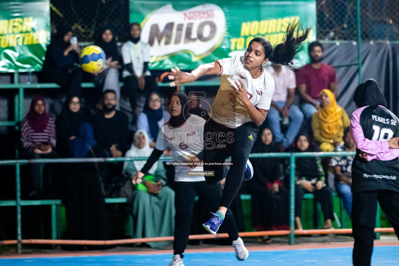 Day 5 of 6th MILO Handball Maldives Championship 2023, held in Handball ground, Male', Maldives on Friday, 24th May 2023 Photos: Shuu Abdul Sattar/ Images.mv