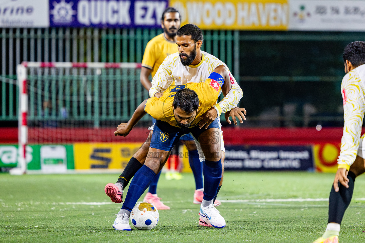 Mahchangoalhi vs Maafannu in zone round on Day 31 of Golden Futsal Challenge 2025 was held on Tuesday , 4th February 2025, in Hulhumale', Maldives. Photos: Nausham Waheed / images.mv