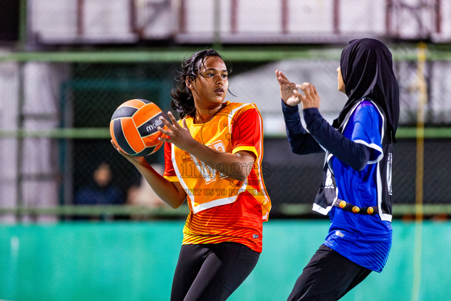 Day 1 of 23rd Netball Association Championship was held in Ekuveni Netball Court at Male', Maldives on Thursday, 27th April 2024. Photos: Nausham Waheed / images.mv