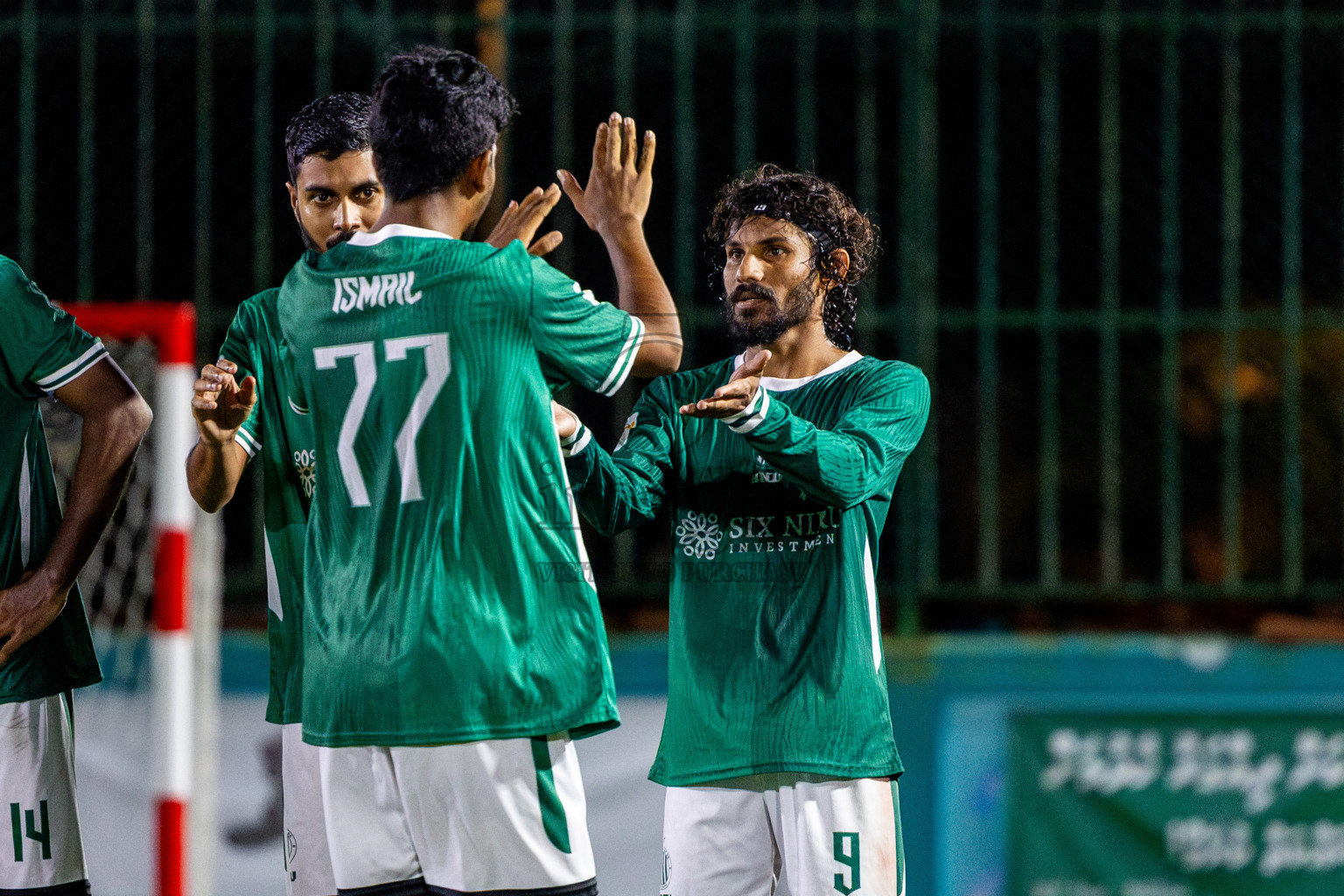 Ifhaams vs Dee Cee Jay SC in Final of Laamehi Dhiggaru Ekuveri Futsal Challenge 2025 was held on Tuesday, 29th July 2025, at Dhiggaru Futsal Ground, Dhiggaru, Maldives Photos: Nausham Waheed  / images.mv