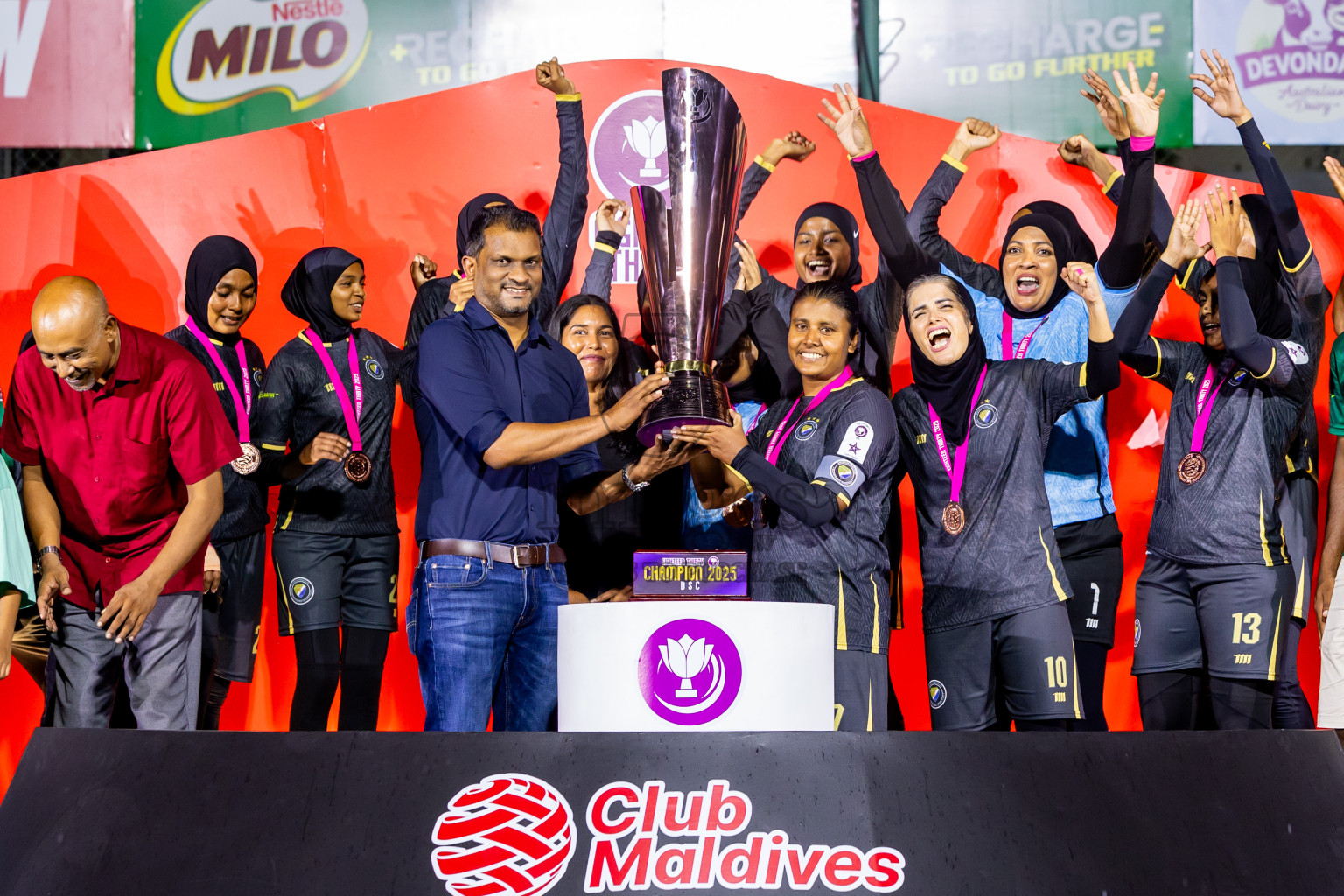 Dhivehi Sifainge Club vs Port Recreation Club in Final of Club Maldives Cup Eighteen Thirty 2025 was held in Rehendi Futsal Ground, Hulhumale', Maldives on Friday, 26th September 2025. Photos: Nausham Waheed  / images.mv