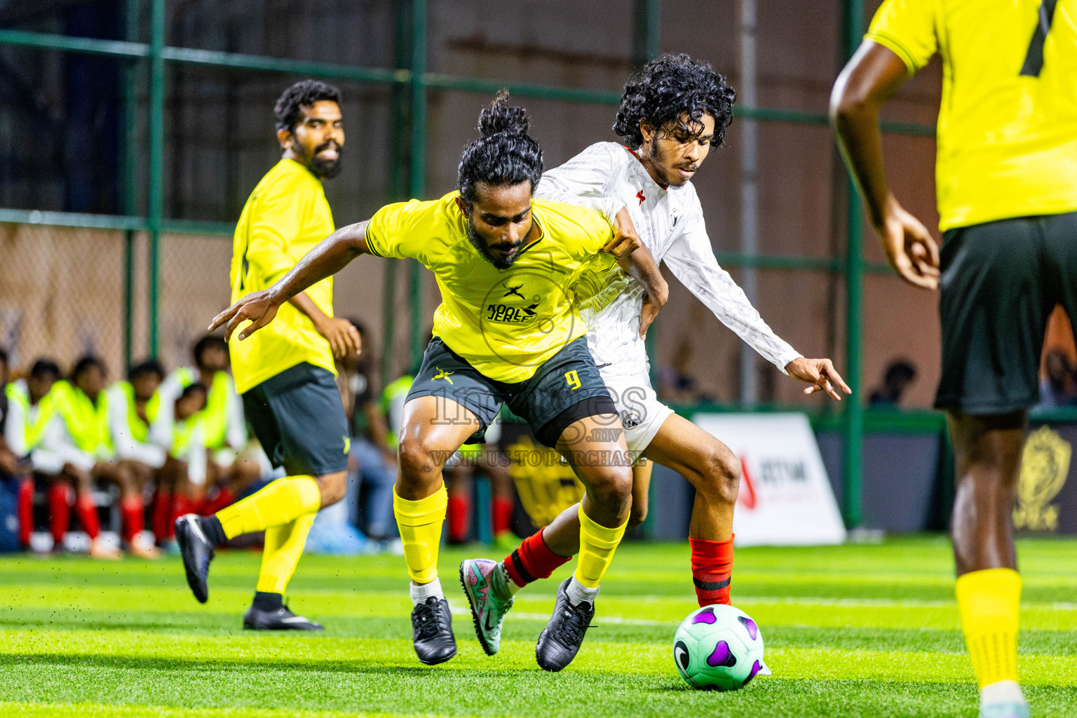 Xephyrs vs Anakee SC in Day 3 of BG Futsal Challenge 2024 was held on Thursday, 14th March 2024, in Male', Maldives Photos: Nausham Waheed / images.mv