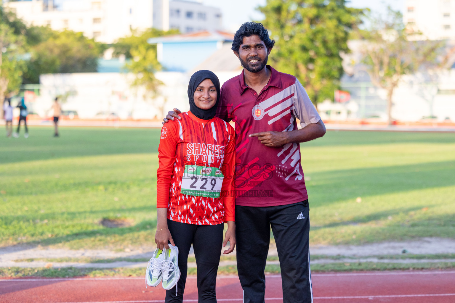 Day 1 of 33rd National Athletics Championship was held in Ekuveni Track at Male', Maldives on Thursday, 5th September 2024. Photos: Shuu Abdul Sattar / images.mv