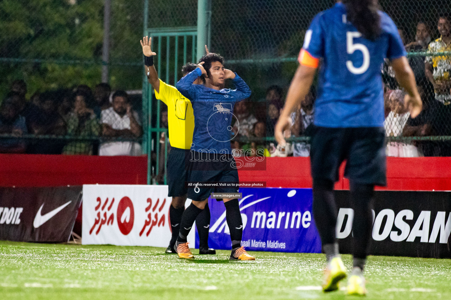 HA. Vashafaru vs HA. Utheemu in Day 13 of Golden Futsal Challenge 2023 on 17 February 2023 in Hulhumale, Male, Maldives