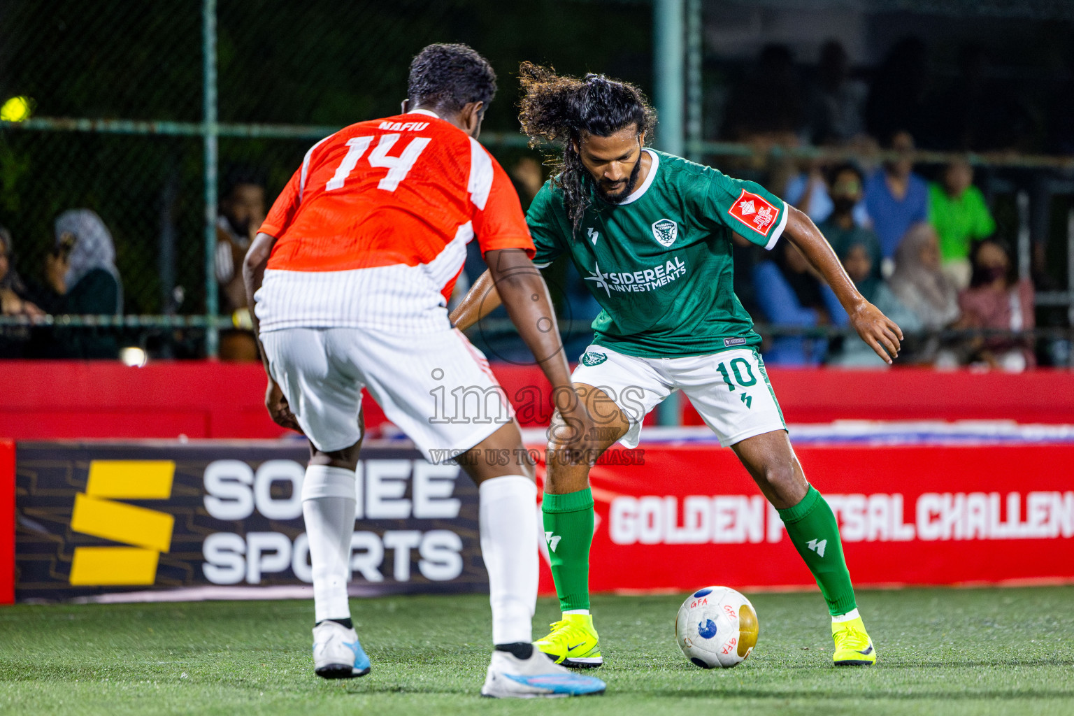 S Feydhoo VS S Maradhoofeydhoo in Day 7 of Golden Futsal Challenge 2025 was held on Saturday, 11th January 2025, in Hulhumale', Maldives Photos: Nausham Waheed / images.mv