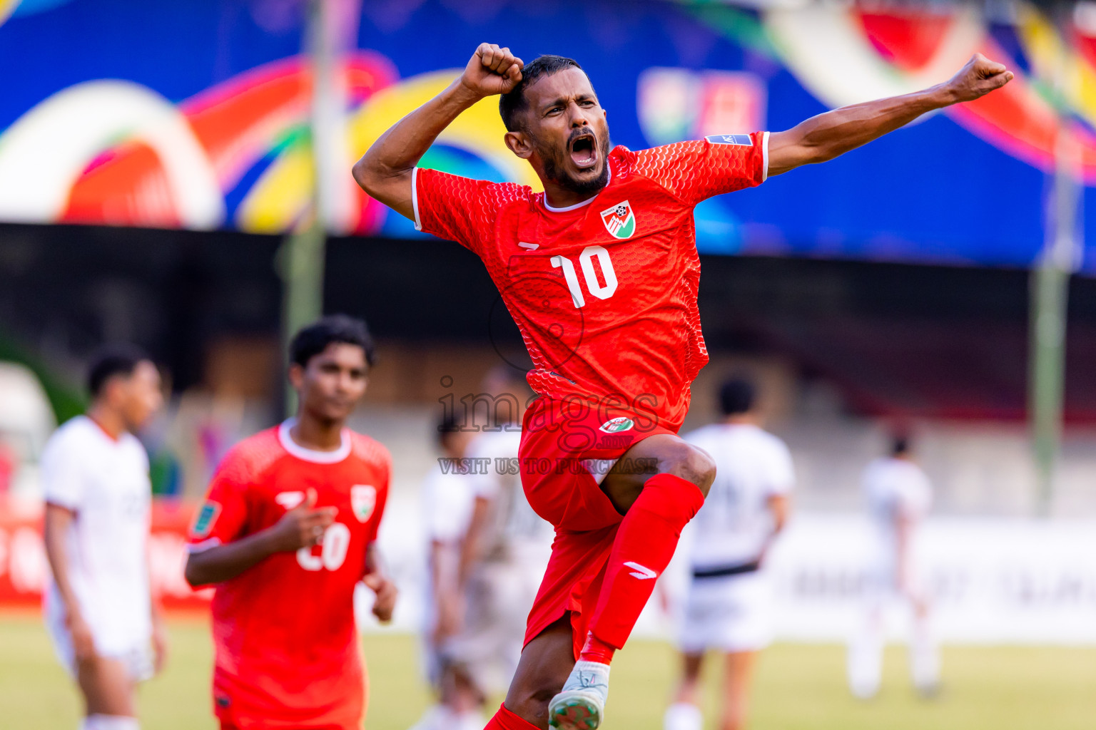 Maldives vs Timor-Leste in AFC asian cup saudi arabia 2027 Qualifiers was held in National Football Stadium, Male' Maldives on Tuesday, 31st March 2026. Photos: Nausham Waheed / images.mv