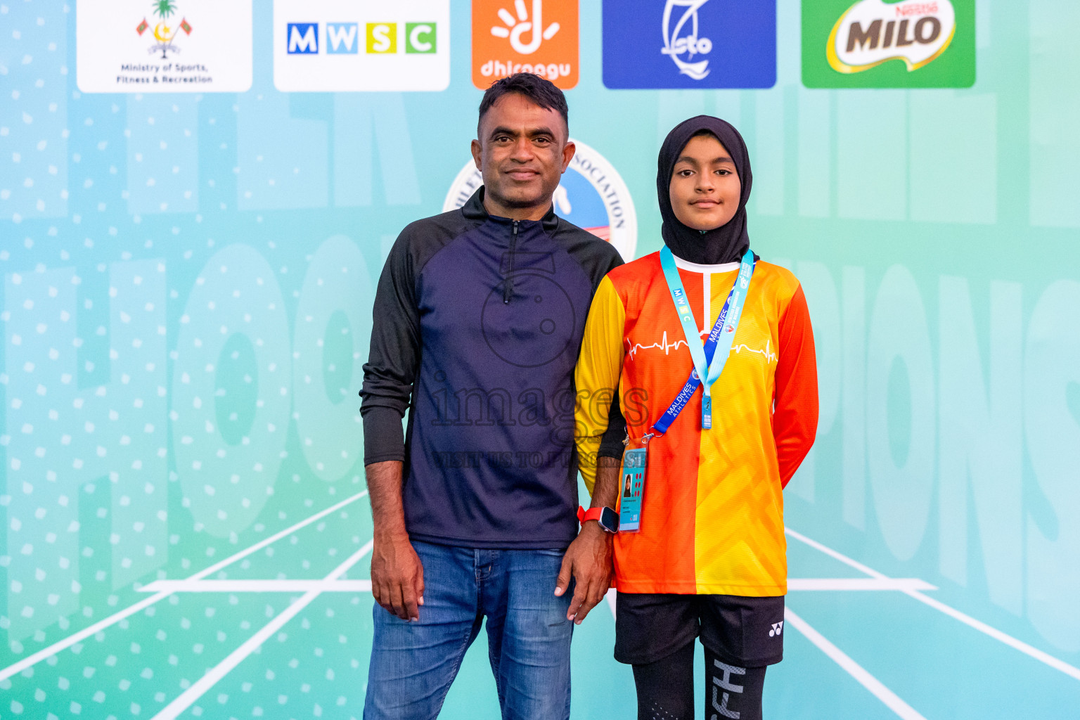 Day 6 of MWSC Interschool Athletics Championships 2024 held in Hulhumale Running Track, Hulhumale, Maldives on Thursday, 14th November 2024. Photos by: Nausham Waheed / Images.mv