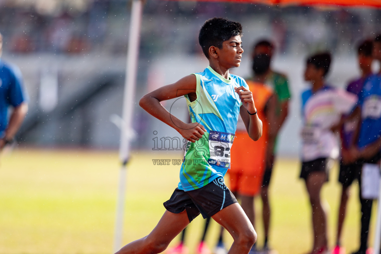 Day 3 of MWSC Interschool Athletics Championships 2024 held in Hulhumale Running Track, Hulhumale, Maldives on Monday, 11th November 2024. 
Photos by: Hassan Simah / Images.mv