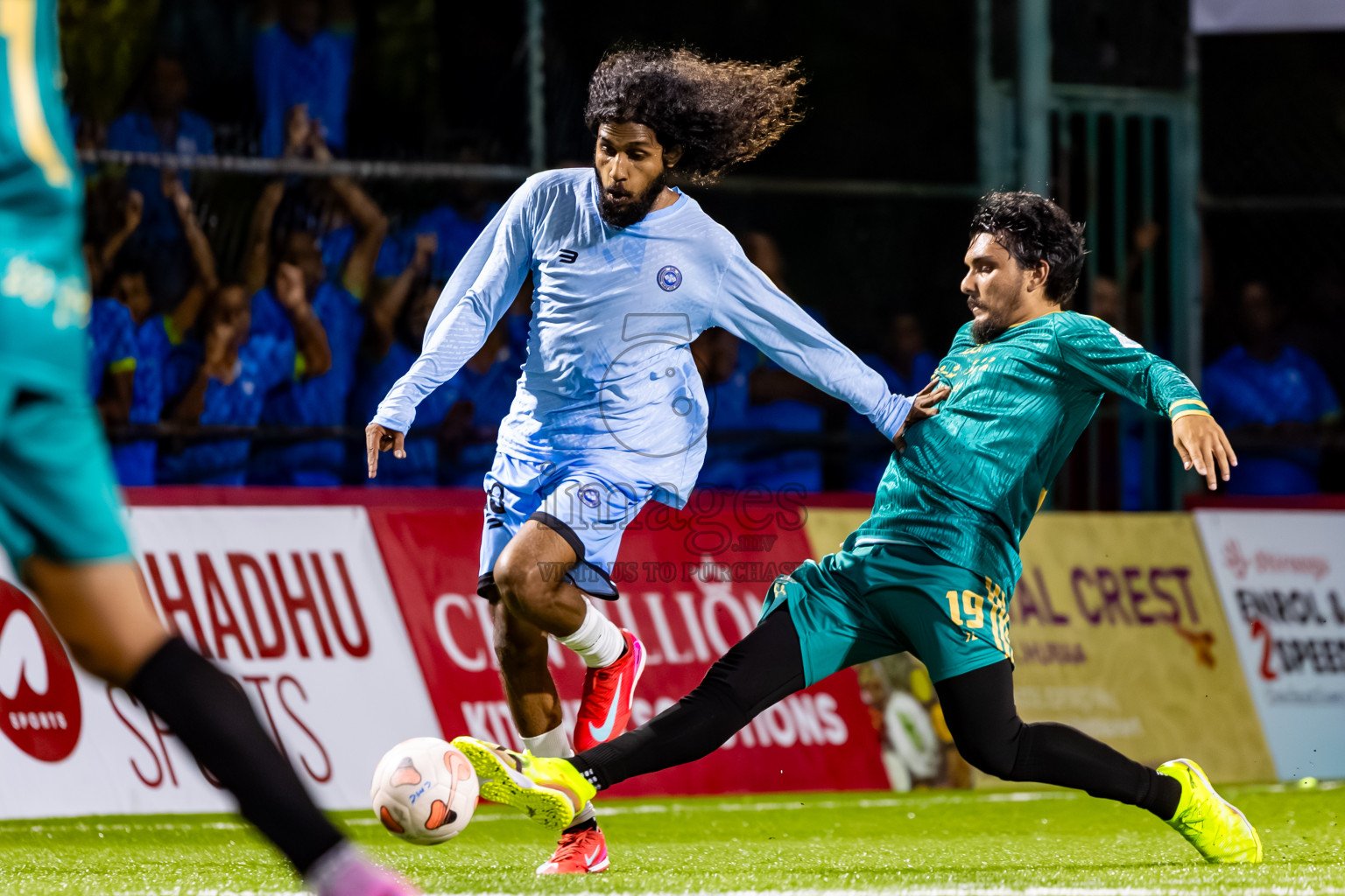 Team Badhahi vs Male City Council in Quater Finals of Club Maldives Cup Classic 2025 was held in Rehendi Futsal Ground, Hulhumale', Maldives on Saturday, 27th September 2025. Photos: Nausham Waheed / images.mv