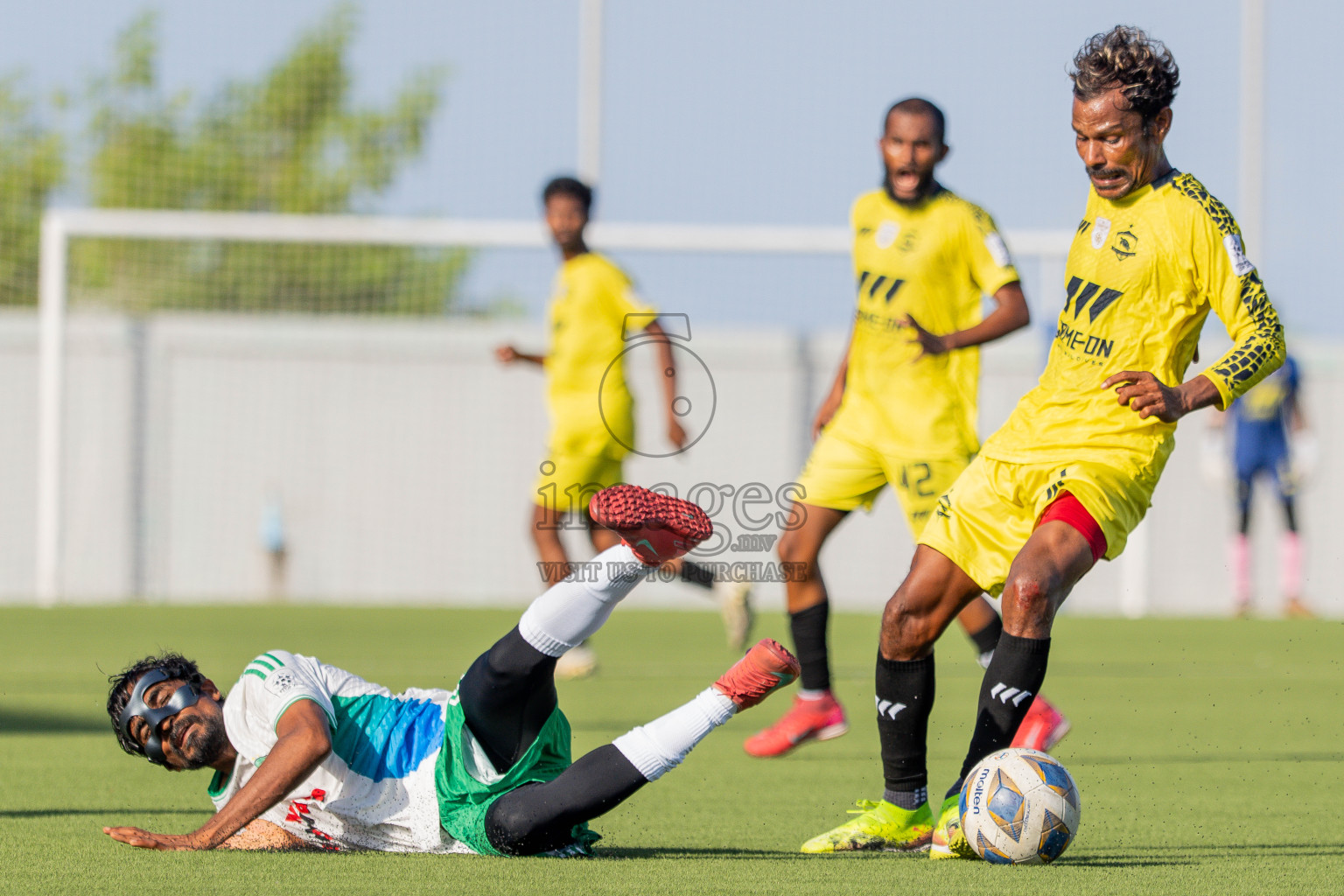 Semi Finals Match 02 Huss Songun FT VS Velaa Sports Club in Day 8 of Eydhafushi Cup 2025 held in Eydhafushi Football Stadium at B. Eydhafushi, Maldives on Saturday, 13th September 2025. Photos: Arif Rasheed / images.mv