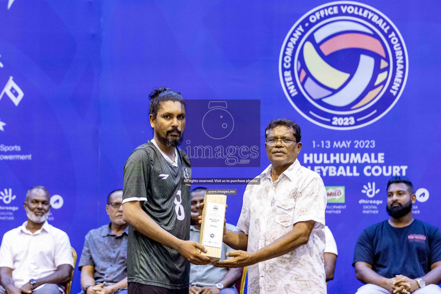 Final of Inter Company-Office Volleyball Tournament 2023 was held in Social Center, Male', Maldives on Saturday, 20th May 2023.  Photos: Ismail Thoriq / images.mv